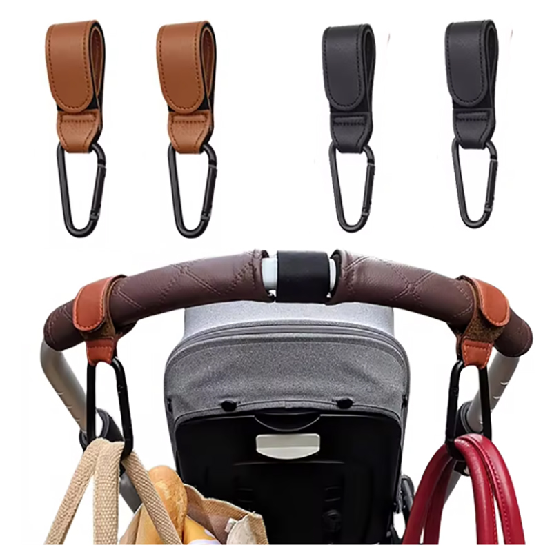 Travel Accessories For 10 Year Old Girl - Bebek Arabası Kanca Moda PU Deri