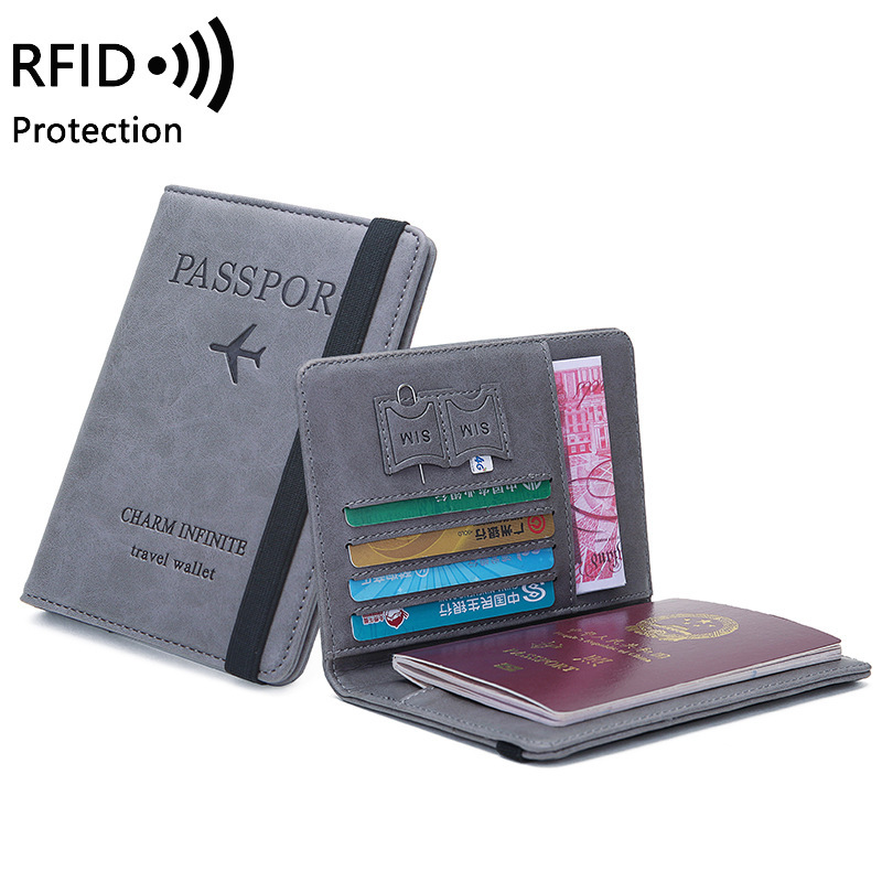 Travel Accessories For Plane - Unisex PU Deri Pasaport Tutucu -