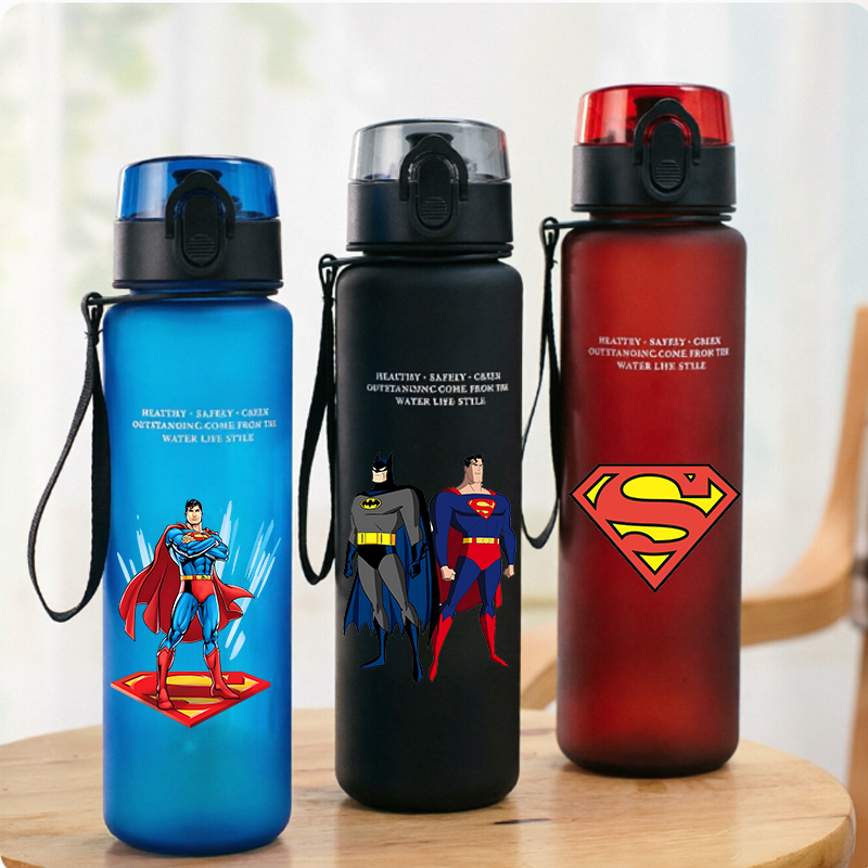 Travel Accessories Gifts - 650 ml Supermans Spor Su Şişesi
