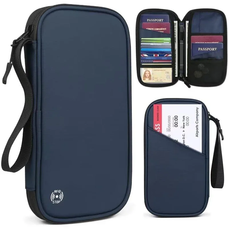 Travel Accessories For Plane - Hafif Aile Seyahat Pasaport Kapağı Cüzdan