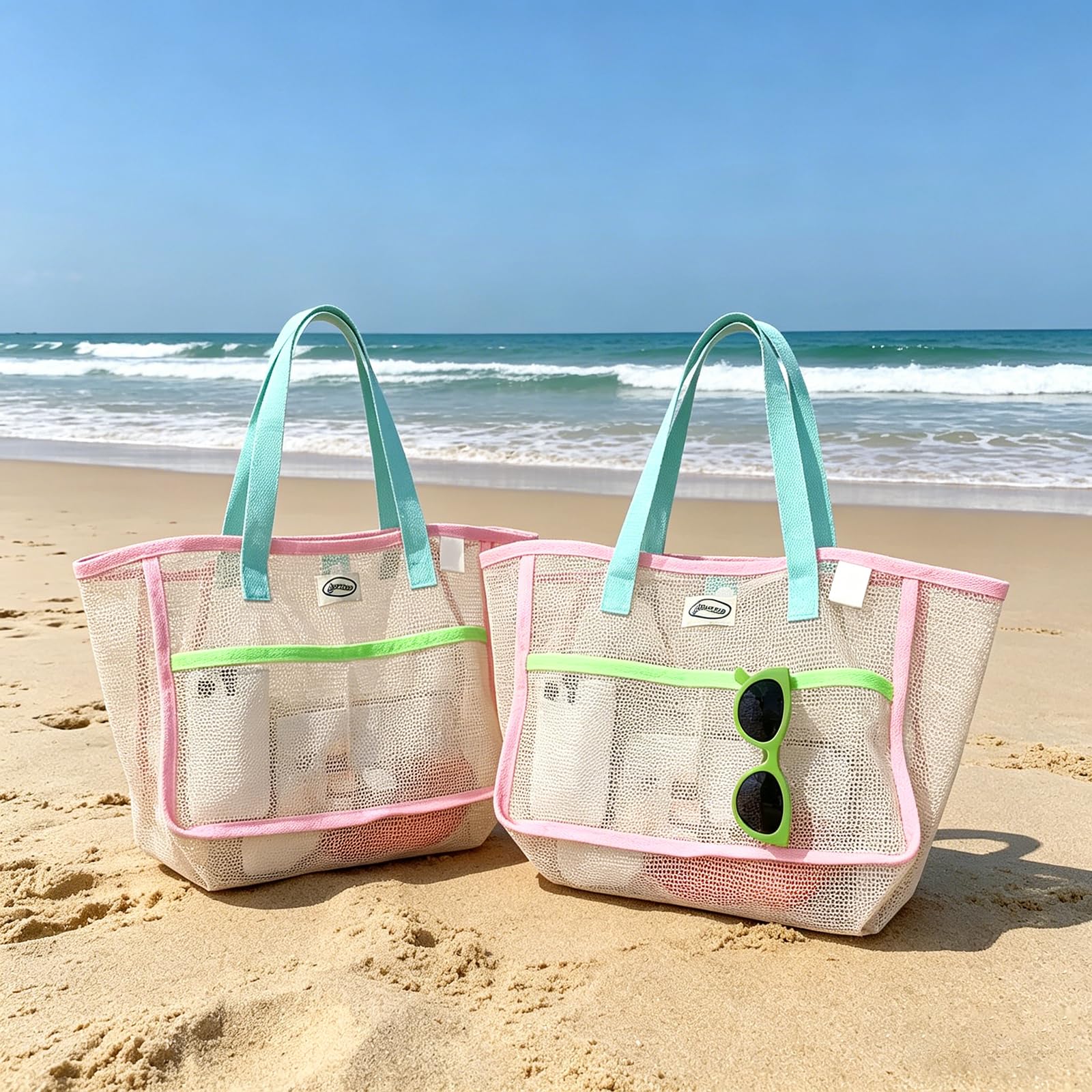 Travel Accessories Gifts - Kadınlar için Plaj Çantaları Renkli Katlanabilir