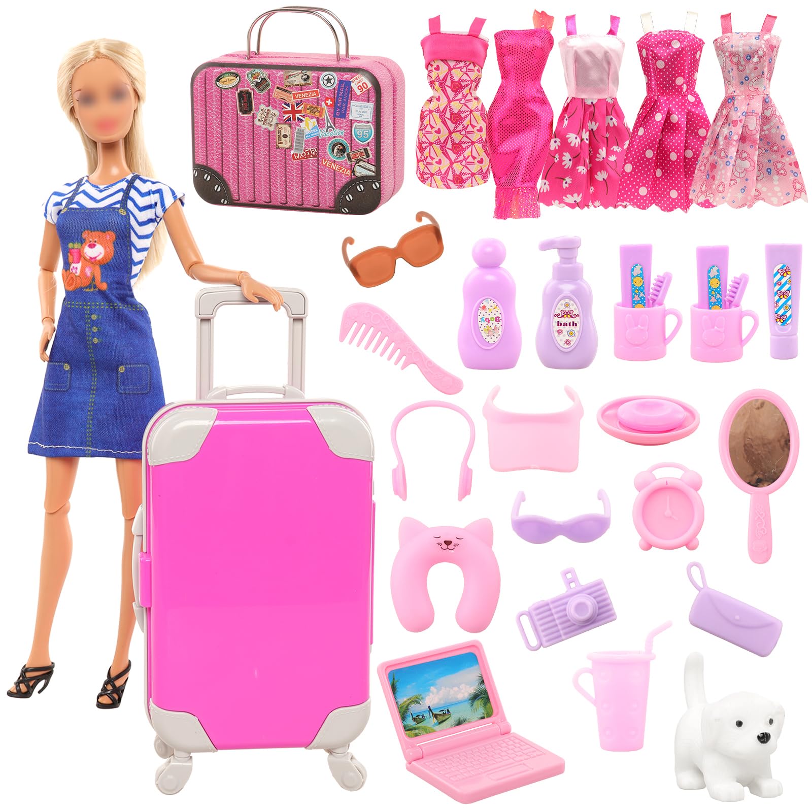 Travel Accessories With Kids - BARWA 30 adet 11.5 lnch seyahat