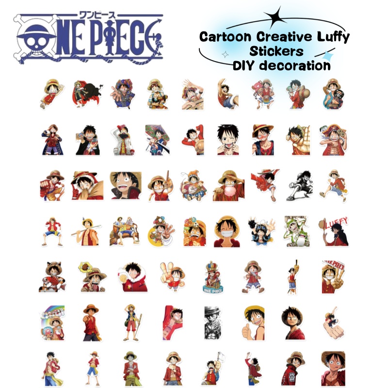 Luggage Cover Protector - One Piece anime karakteri Luffy çizgi