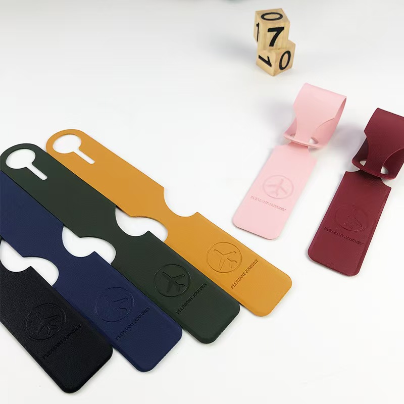 Travel Accessories For Plane - Kişiselleştirilmiş Seyahat Bagaj Etiketi PU Deri
