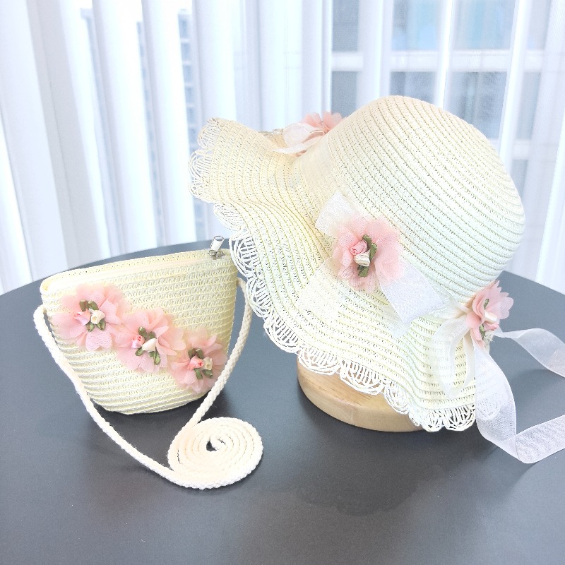 Travel Accessories For 10 Year Old Girl - Kızlar 2 adet Hasır Şapka Düz