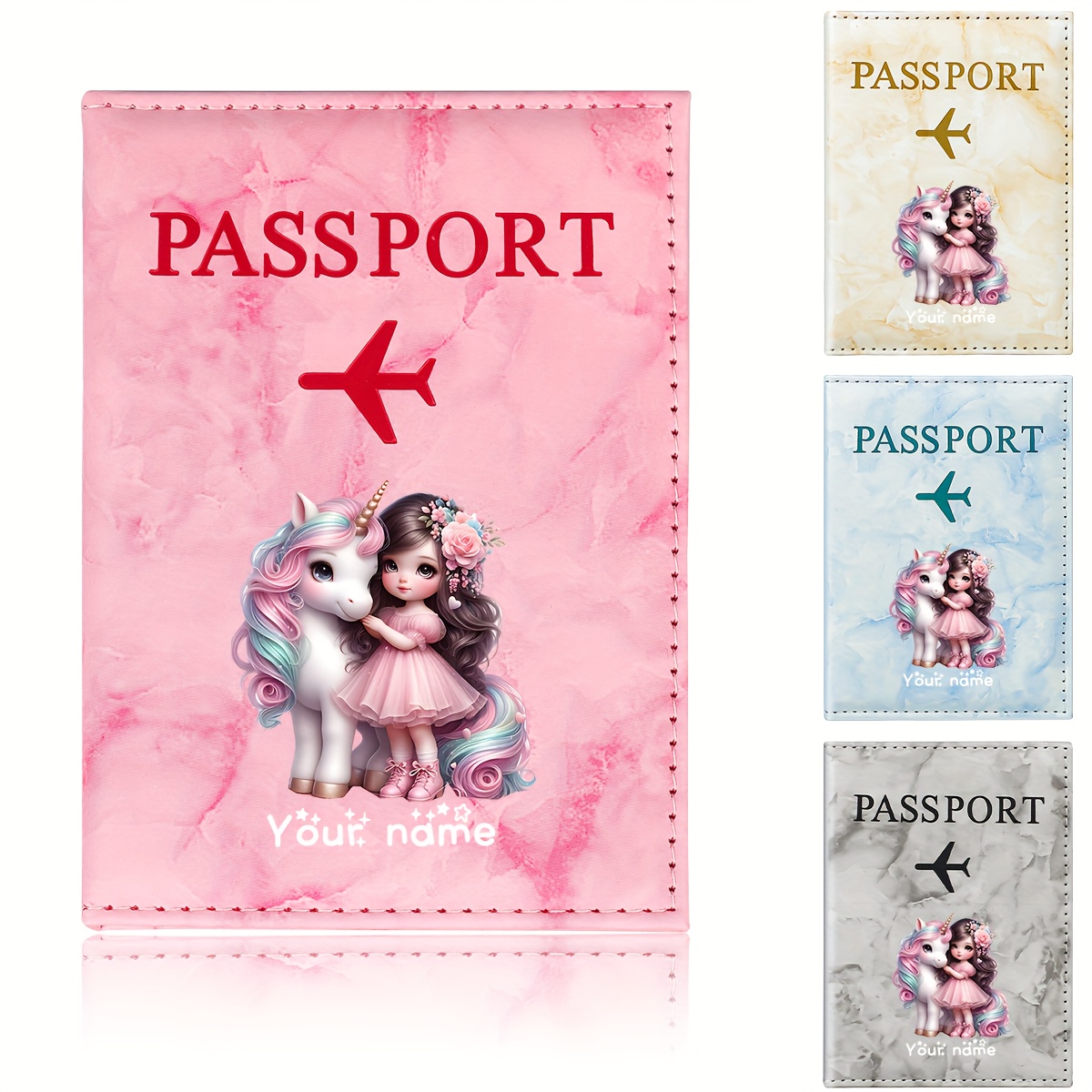 Tek Boynuzlu At Kız Desenli PU - Travel Accessories For Plane incelemesi ve fiyatı