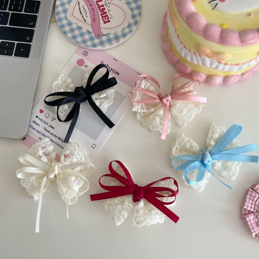 2 adet/takım sevimli dantel ya - Travel Accessories With Kids incelemesi ve fiyatı