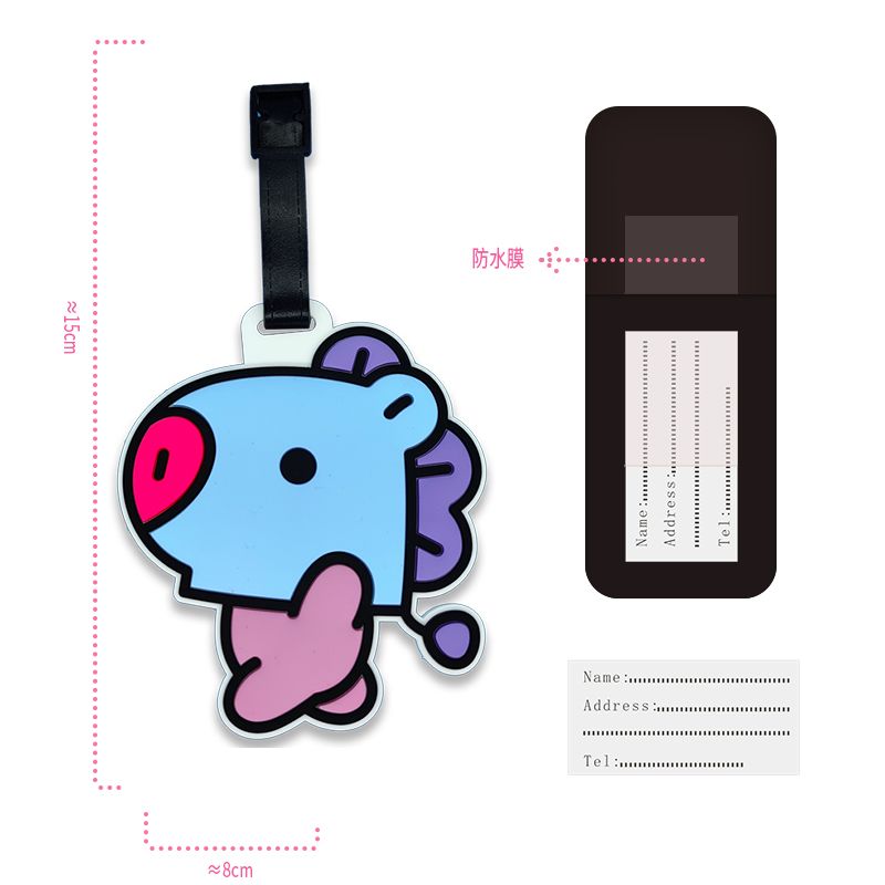 BT21 çizgi film sevimli anahta - Travel Accessories Gifts incelemesi ve fiyatı