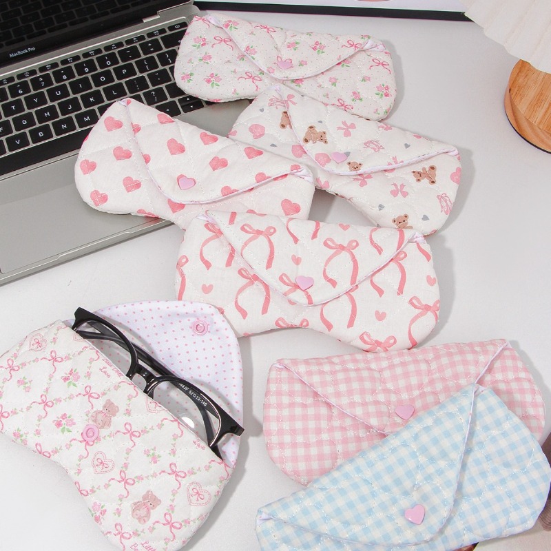 Ins Kore Ekose Kumaş Kalp Gözl - Travel Accessories Pouch For Women incelemesi ve fiyatı