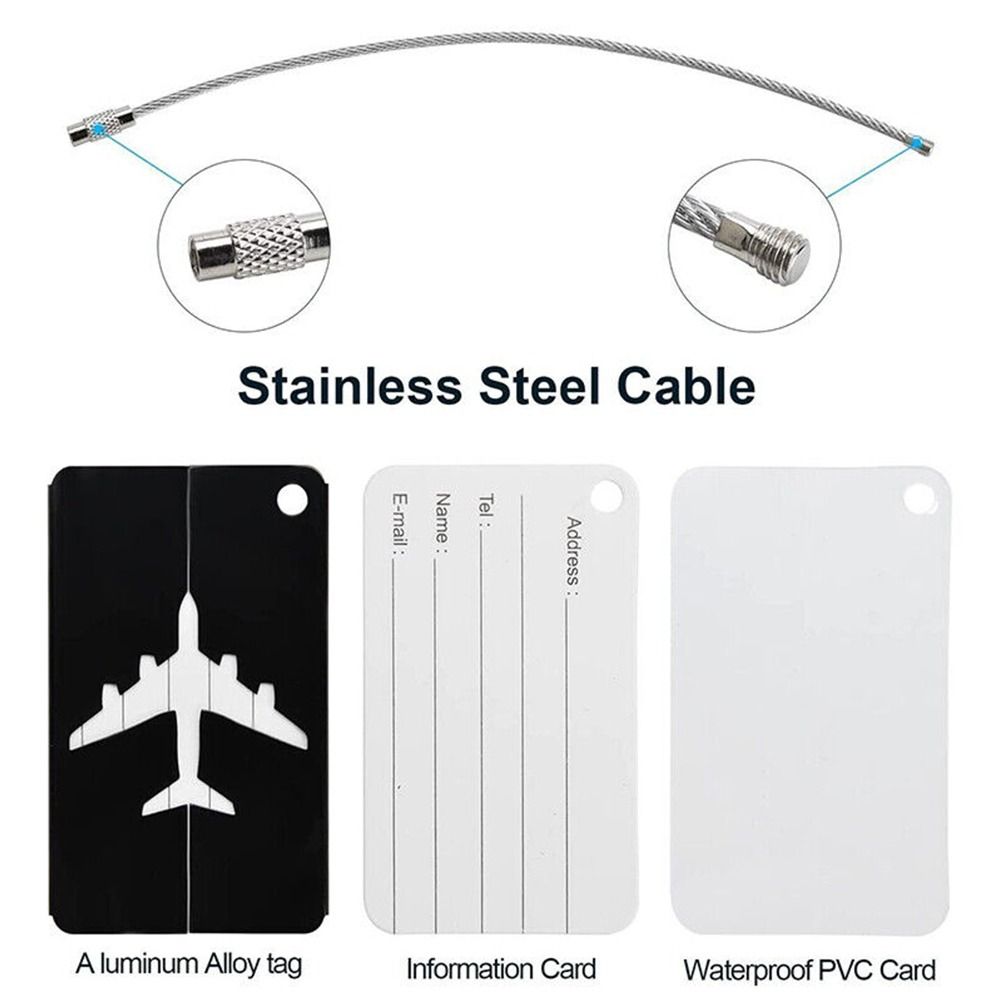 Alüminyum seyahat bagaj etiket - Travel Accessories For Plane incelemesi ve fiyatı